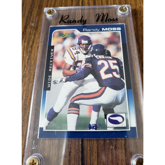 Randy Moss 2000 Score #109 Football Card In Hard Plastic Case - Picture 2 of 6